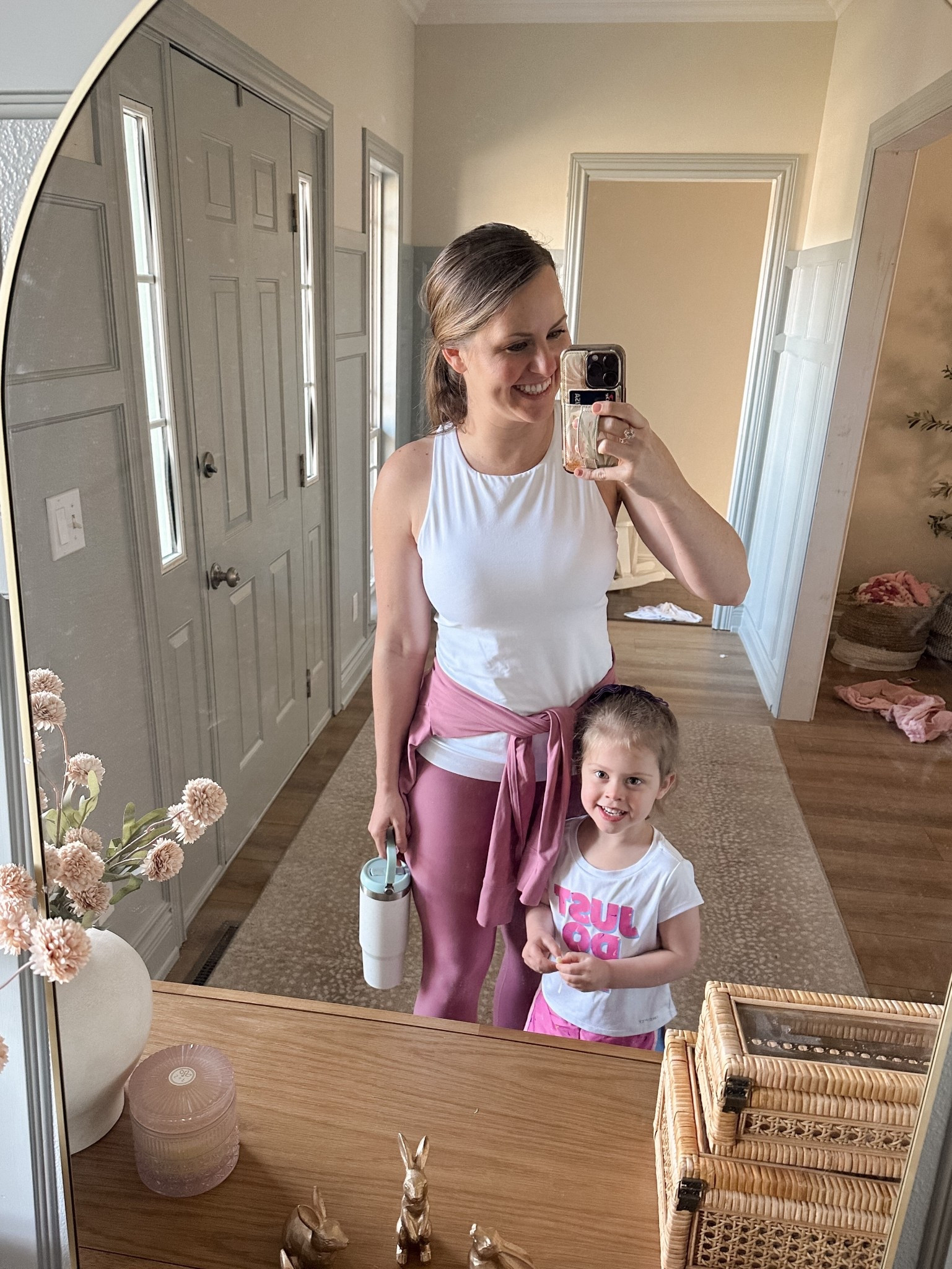 One of my fave workout tanks with built in shelf bra!!  Also loving the new Ypb active wear line! Leggings are so soft & feel amazing on the skin!! This color is 😍😍👌🏼 also linking the cutest little girl Nike active clothes!! The skirt and tee  sets from belk?! Omg!!! 🤩

#LTKKids #LTKFamily #LTKActive