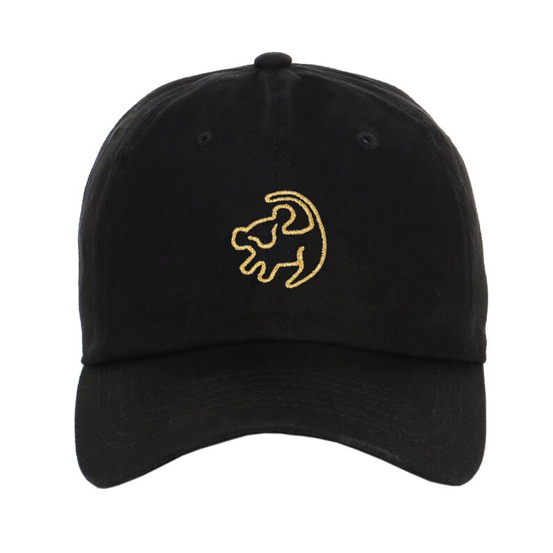 Exclusive Embroidered Lion King Cap Simba Drawing Cute Unstructured Strapback baseball Dad Hat Me... | Etsy (US)