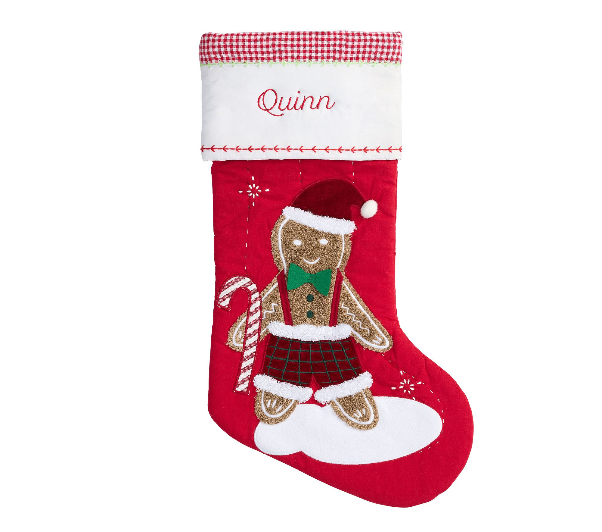 Holly the Fairy Light-Up Quilted Christmas Stocking | Pottery Barn Kids
