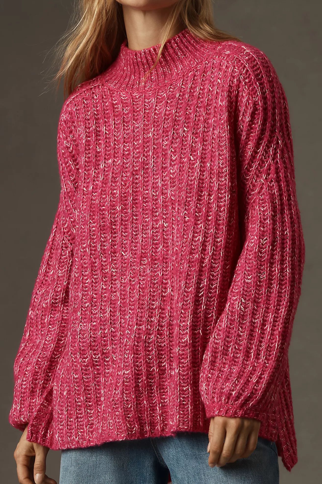 Pilcro Textured Tunic Sweater | Anthropologie (US)