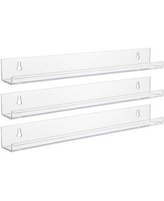 Sorbus Wall Ledge Floating Shelf Rack Organizer, Set of 3 & Reviews - Cleaning & Organization - H... | Macys (US)