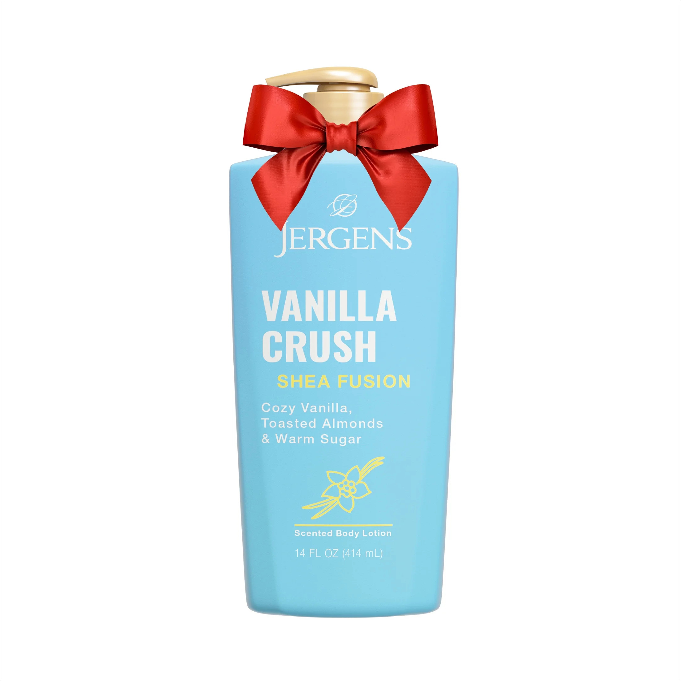 Jergens Shea Fusion Vanilla Crush Scented Body Lotion, Moisturizer for Dry Skin, 14 fl oz | Walmart (US)