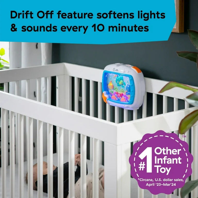 Baby Einstein Sea Dreams Soother Baby Sleep Sound Machine with Remote, Multicolor, Infants Ages 0... | Walmart (US)