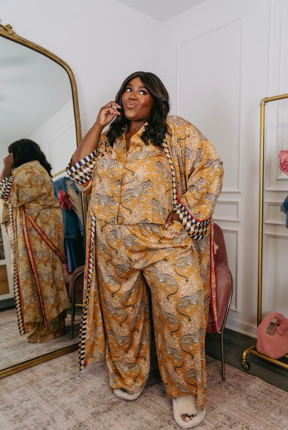Obsessed  with my new pajamas and robe - size inclusive up to a 6X

Wearing a 3X 

Pajamas, Plus Size Fashion, Luxury Pajamas, Vacation Outfit, summer outfit inspo, spring style guide, plus size pajama set, house robe

#LTKplussize #LTKfindsunder100 #LTKfindsunder50