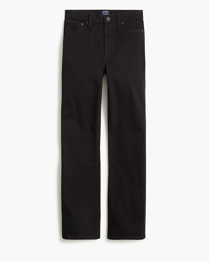Flare crop black jean in all-day stretch | J.Crew Factory
