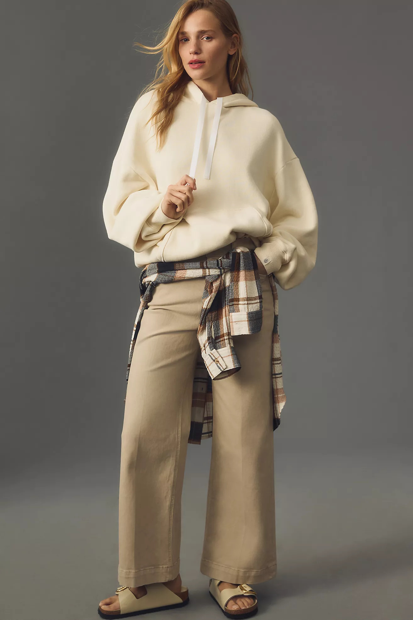 Paige The Anessa High-Rise Crop Wide-Leg Jeans | Anthropologie (US)