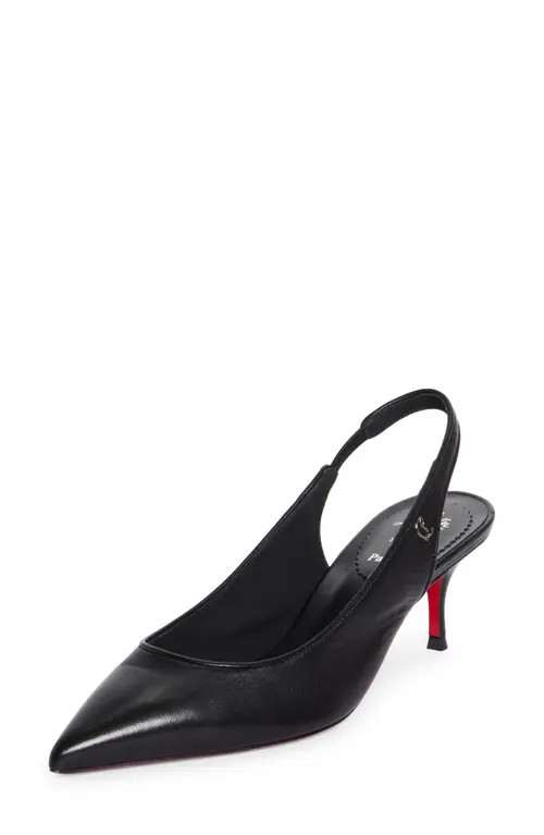 Christian Louboutin Sporty Kate Slingback Pump in Black at Nordstrom, Size 5.5Us | Nordstrom
