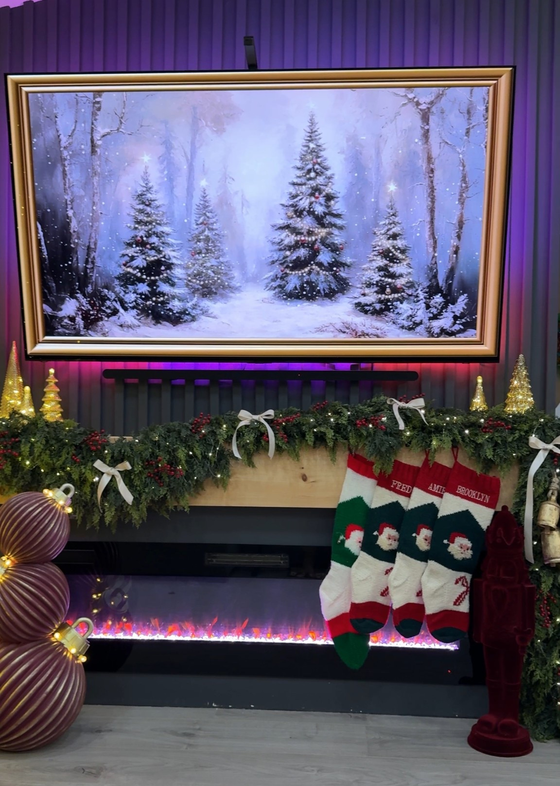 Christmas Mantel 

#LTKSeasonal #LTKHoliday