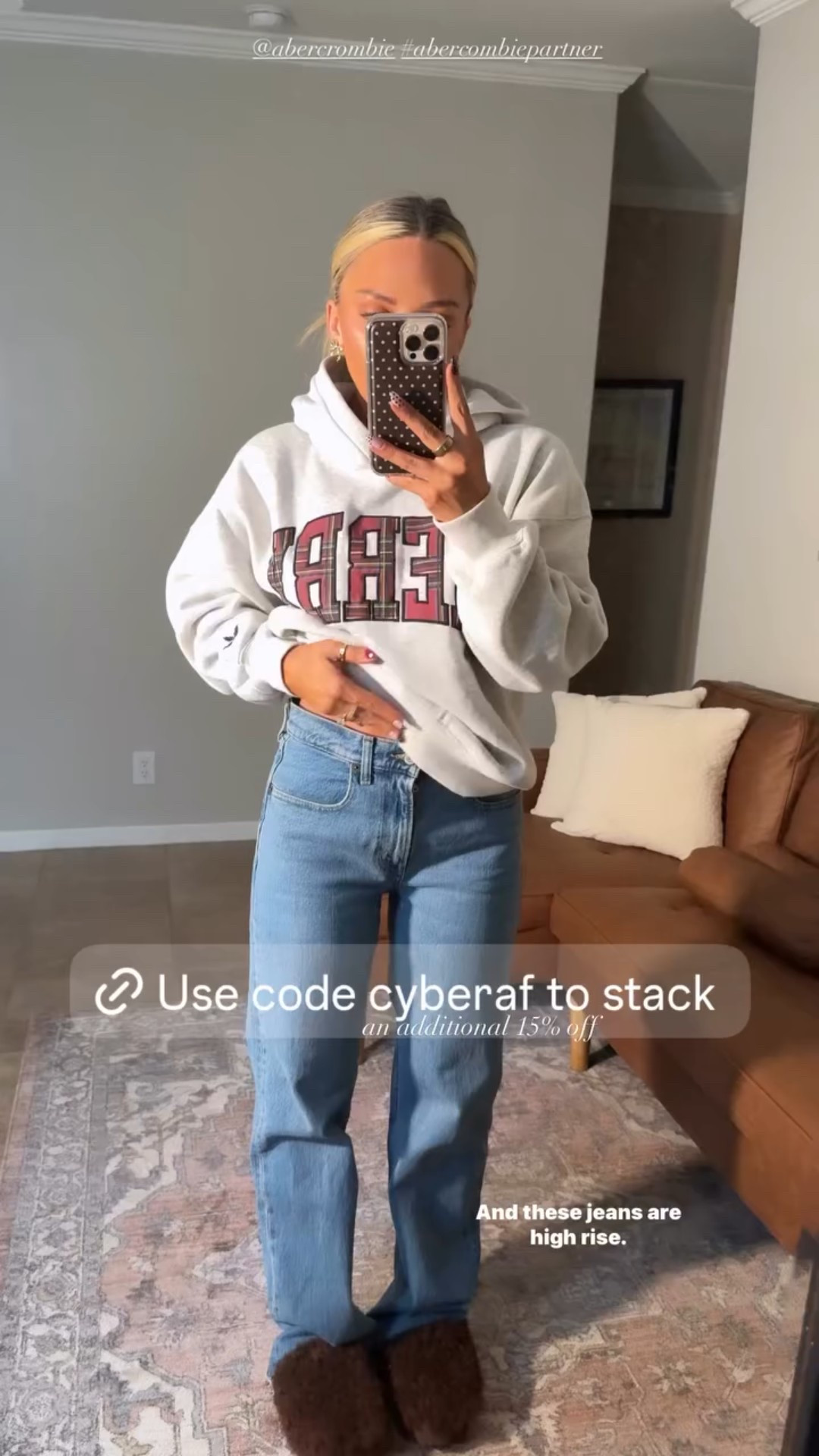 Abercrombie, Black Friday sale is here 25 to 50% off the entire website and you can stock the code CYBERAF TO SAVE AN ADDITIONAL 15% OFF I’M WEARING A SIZE MEDIUM AND THE MARY HOODIE AND A SIZE 26 REGULAR LENGTH IN THESE RELAXED 90S HIGH-RISE JEANS  

#LTKFindsUnder100 #LTKCyberWeek #LTKHoliday