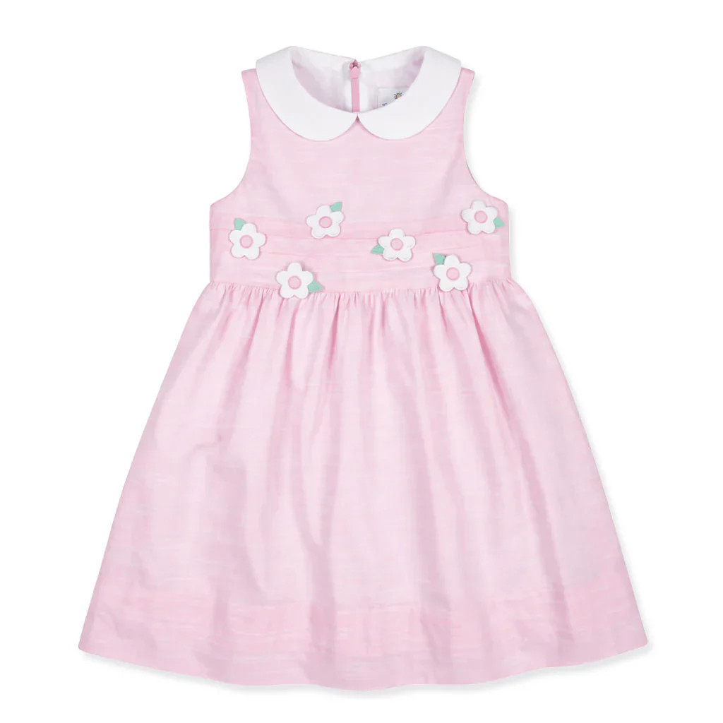 Florence Eiseman Linen-Look Dress With Flowers | JoJo Mommy