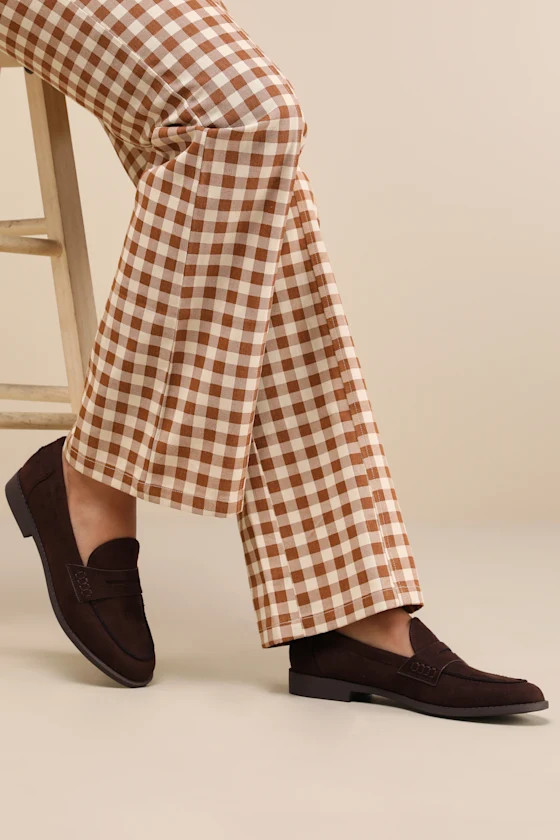 Julius Brown Suede Loafer Flats | Lulus