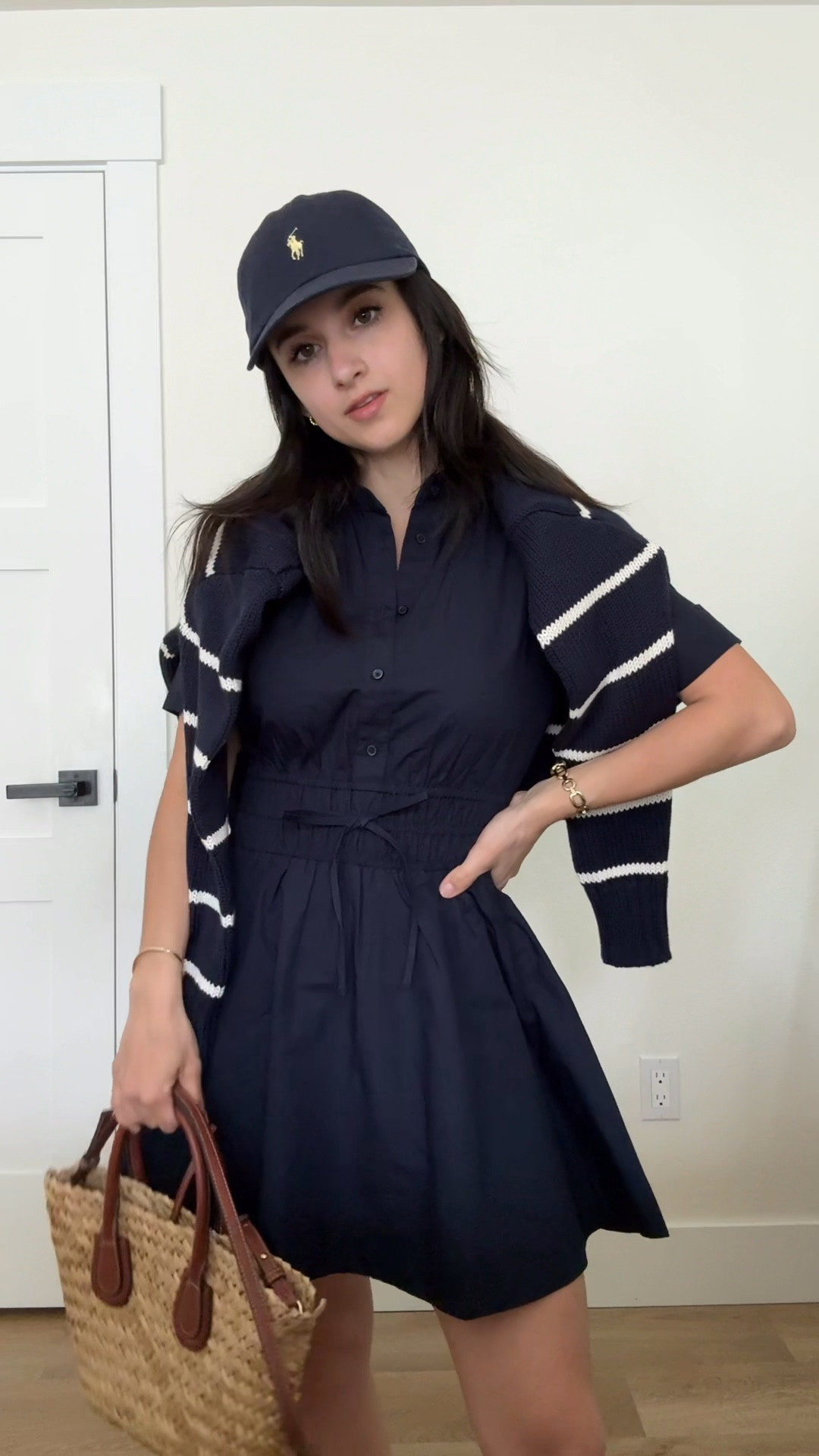 I finally found the perfect mini shirt dress for petites!! The waist is stretchy and snatching, fuller bust friendly, 100% cotton, fully lined, comes in white and a pinstripe! True to size! I’m in the XXS! I also love the looser short sleeves. So flattering on the arms  

#LTKPetite #LTKgrwm #LTKootd