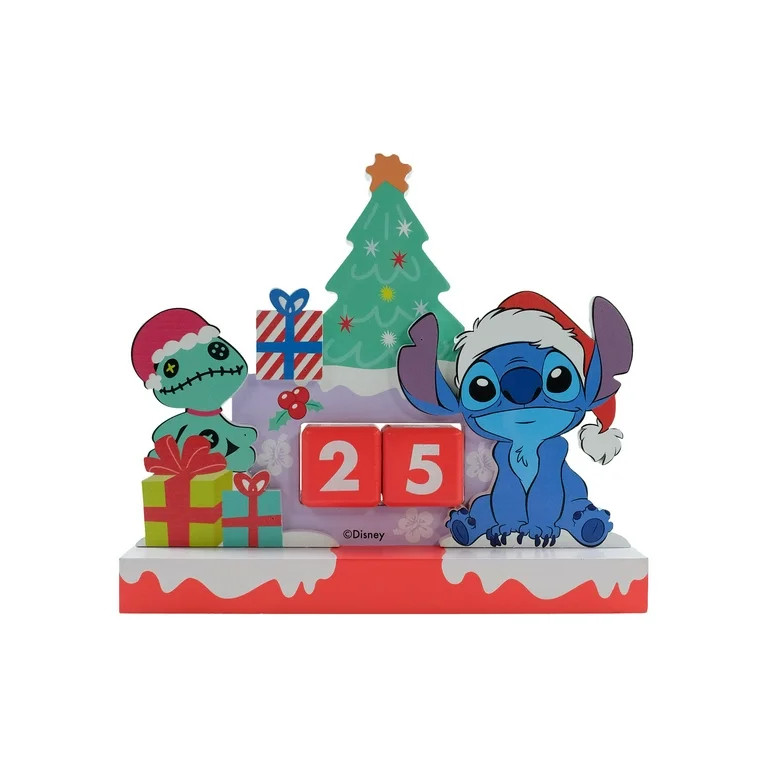 Lilo & Stitch Red and Blue Christmas Countdown Calendar by Ruz | Walmart (US)