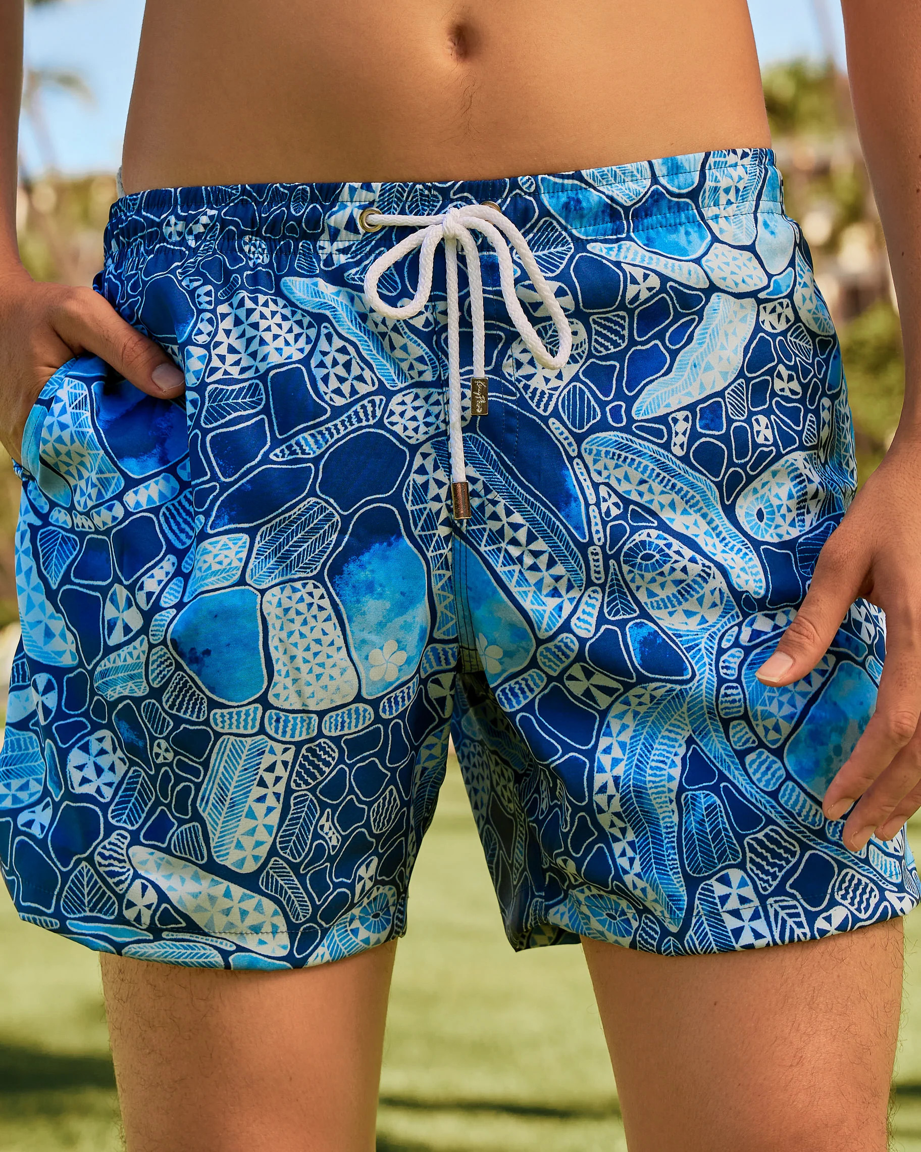 Kenny Flowers x Mauna Kea – The Hawaii Honu - Swim Trunks | Kenny Flowers