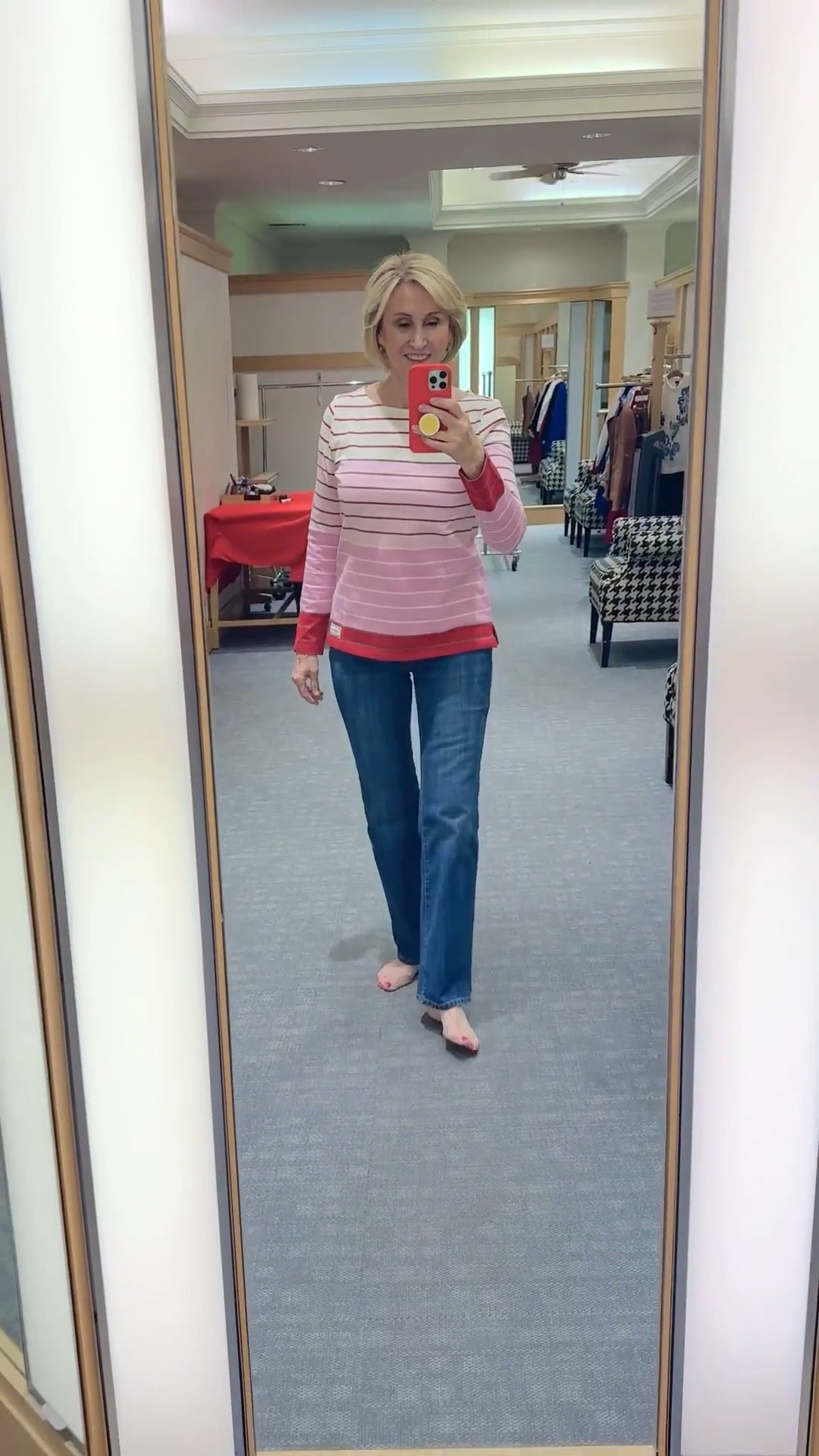 Here’s a pretty find for Valentines Day. I love this almost ombré jersey top from Talbots. It’s super soft and comfy and the length hits just right across your hips. 


#LTKgrwm #LTKOver40 #LTKSeasonal