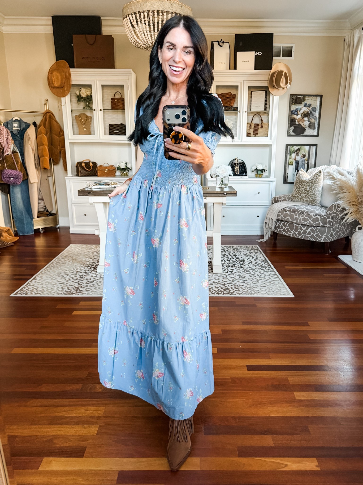 This floral maxi dress is perfect for vacation, Easter, graduation! Wearing an XS
@Target 

#LTKootd #LTKSeasonal #LTKTravel