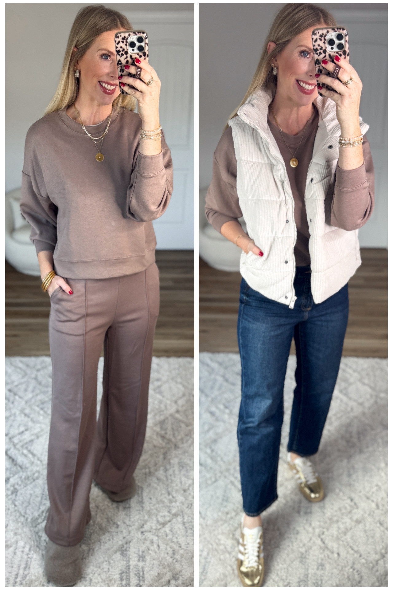 2 ways to style this scubaknit pullover from Walmart! 

#LTKSaleAlert #LTKootd #LTKFindsUnder50