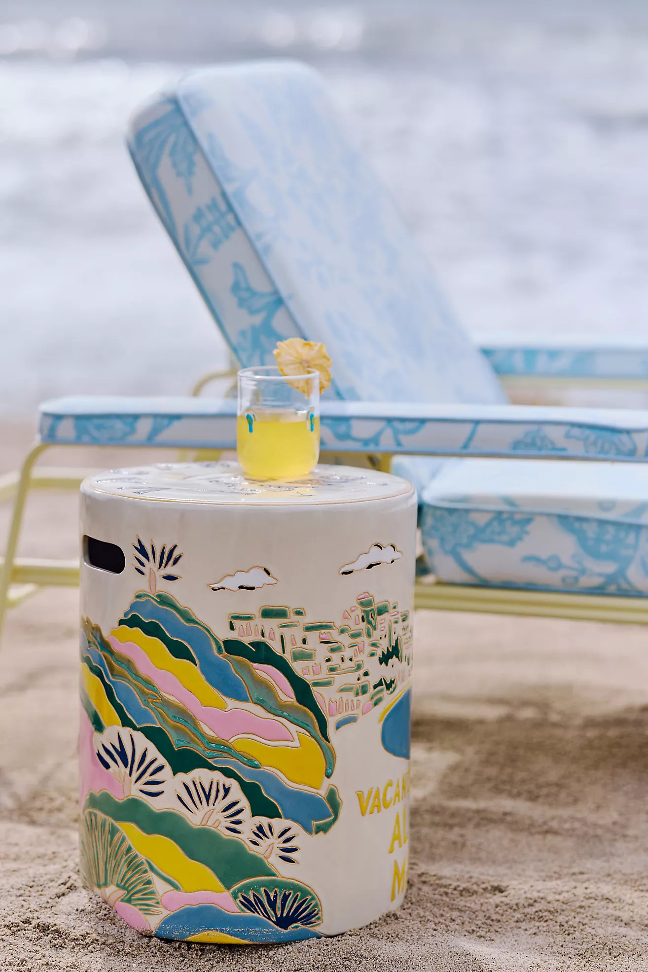 Al Mare Ceramic Side Table | Anthropologie (US)