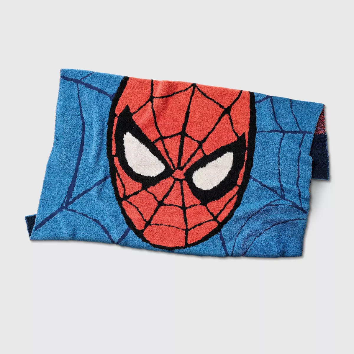 Marvel Spider-Man Mask Knit Kids' Throw Blanket - The Marvel Collection by Pillowfort™ | Target