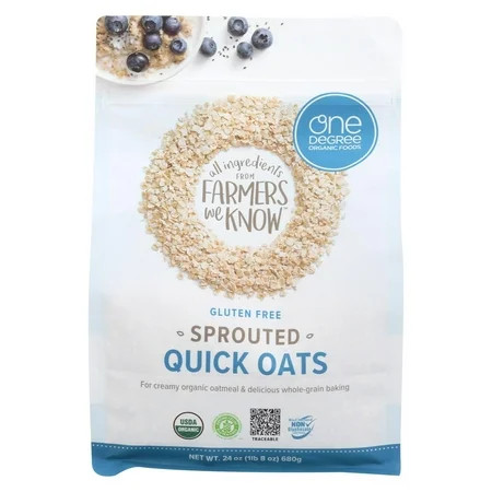 One Degree Organic Foods Quick Oats, 24 OZ | Walmart (US)