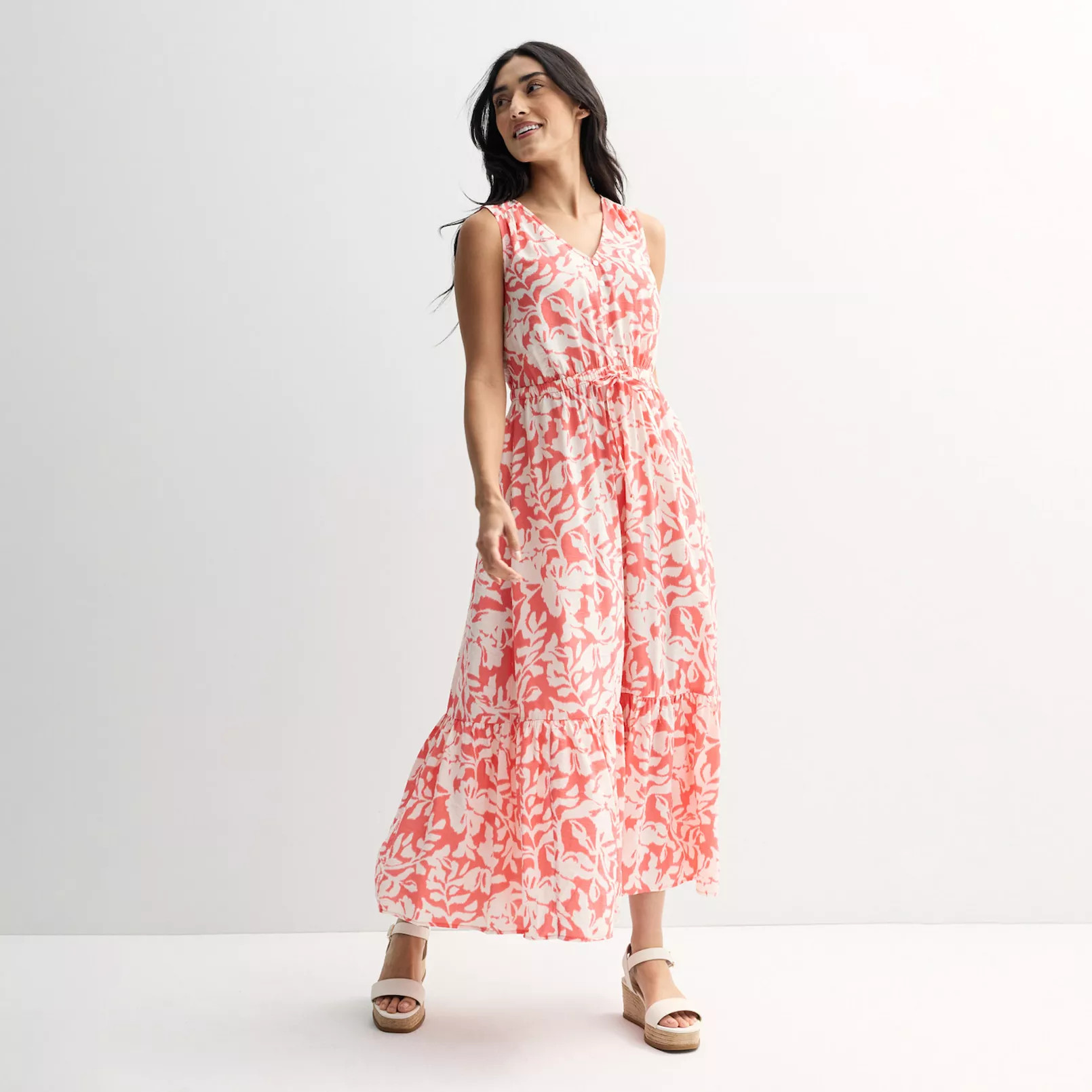 Women's Sonoma Goods For Life® Femme Button Bodice Maxi Dress | Kohl's