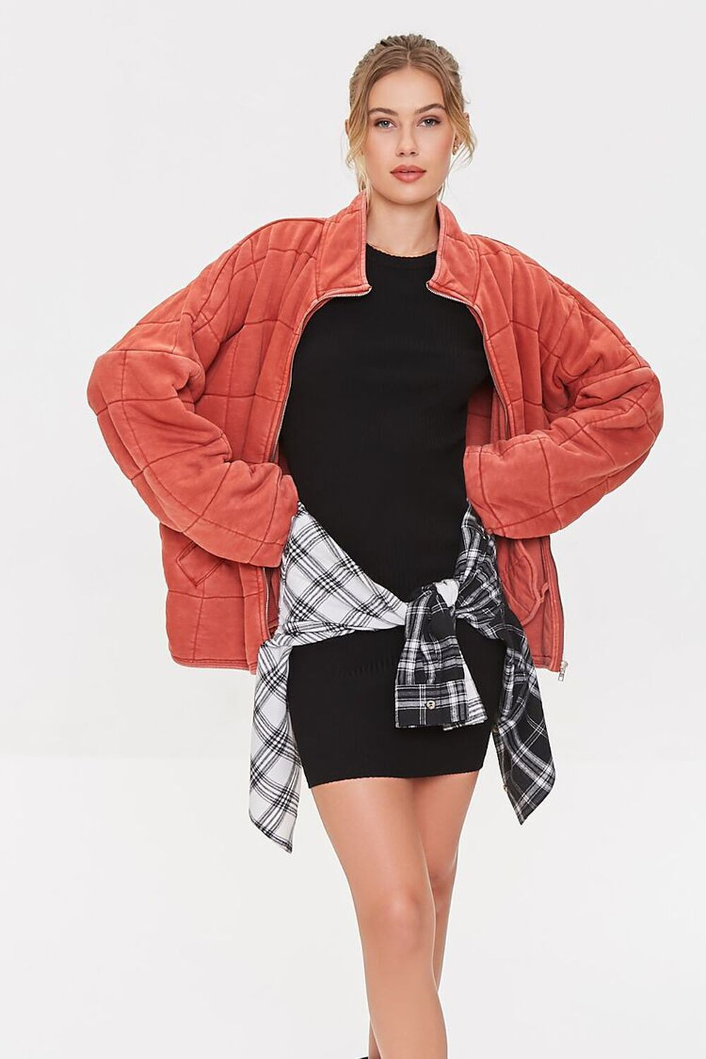 Quilted Zip-Up Jacket | Forever 21 | Forever 21 (US)
