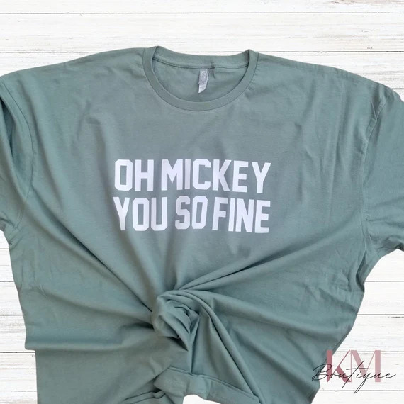 Mickey Mouse Tshirt  Oh Mickey You so Fine Disney  Disney | Etsy | Etsy (US)