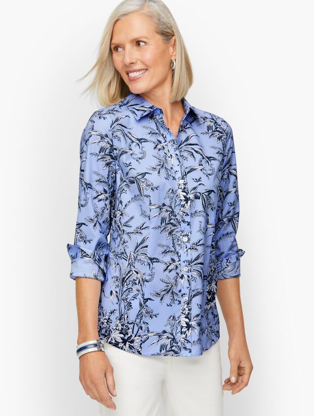 Perfect Shirt - Etched Toile | Talbots