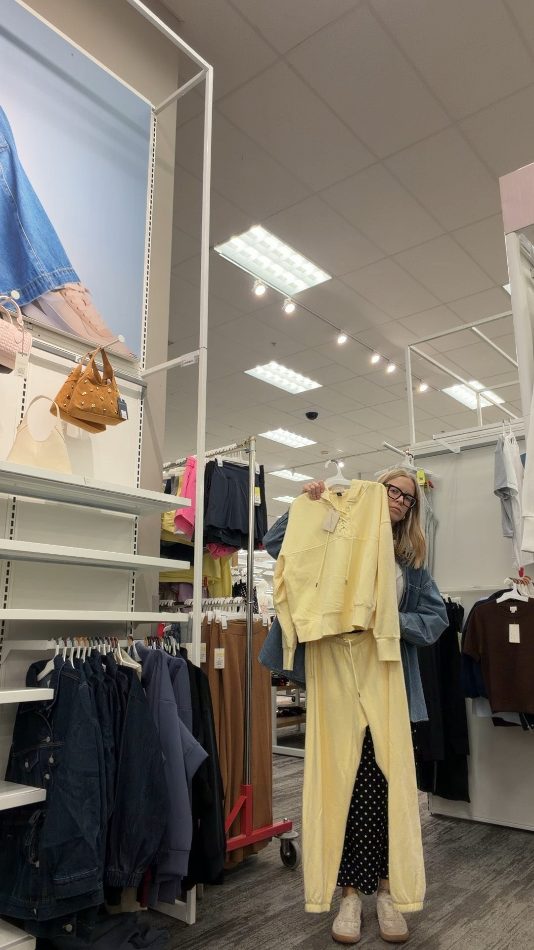 & this CUTEEEE butter yellow set came home with me!!! SO FREAKIN CUTE 💛🌻🌝🌼🍯🧈

size medium in top and bottoms
both are $30!!!
comes with a short option too (that is $20!!!)

Target finds, Target style, Target pants, Target tops, Target sets, butter yellow sets, Target sweatpants, Target sweatshirts, comfy sets, trending at Target, watch now trends

#LTKspring #LTKSeasonal #LTKspringtrends