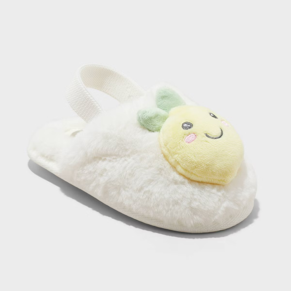 Toddler Nova Lemon Slippers - Cat & Jack™ Cream | Target