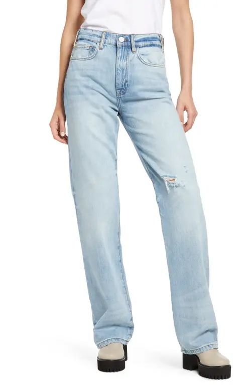 FRAME Le Jane Nonstretch High Waist Wide Leg Jeans in Winslow at Nordstrom, Size 27 | Nordstrom