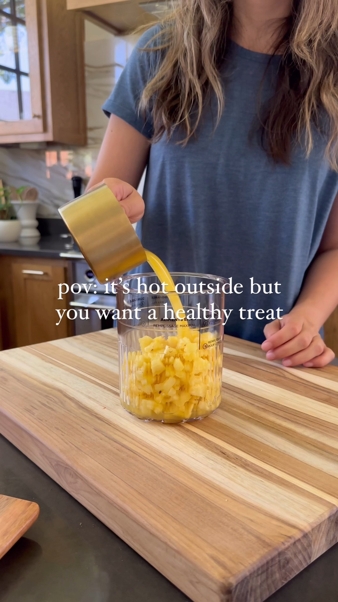 My Ninja Creami will be a game-changer this summer! ☀️

▢ 1 cup coconut cream
▢ 1 1/2 cups finely chopped pineapple (about 1/2 of a small pineapple)
▢ 1/2 cup pineapple juice
▢ 1/4 cup maple syrup

1. Whisk ingredients together and add them to the creami container.
2. Freeze for 12-24 hours.
3. Remove the container from the freezer and allow it to sit at room temperature for 10-15 minutes.
4. Spin on the sorbet setting.
5. Stir a bit, then respin for a softer consistency (if desired). Enjoy!

#LTKSummerEdit #LTKSeasonal #LTKHome