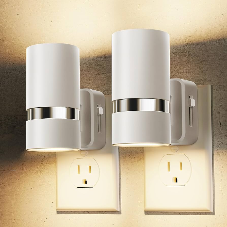 L LOHAS LED Night Lights Plug into Wall, Plug in Night Light with Light Sensor, Dimmable 0-100LM,... | Amazon (US)