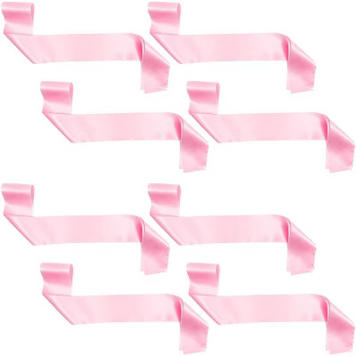 Sparkle and Bash 8 Pack Blank Satin Sash, DIY Customizable Plain Sashes for Pageants Parades Bach... | Target