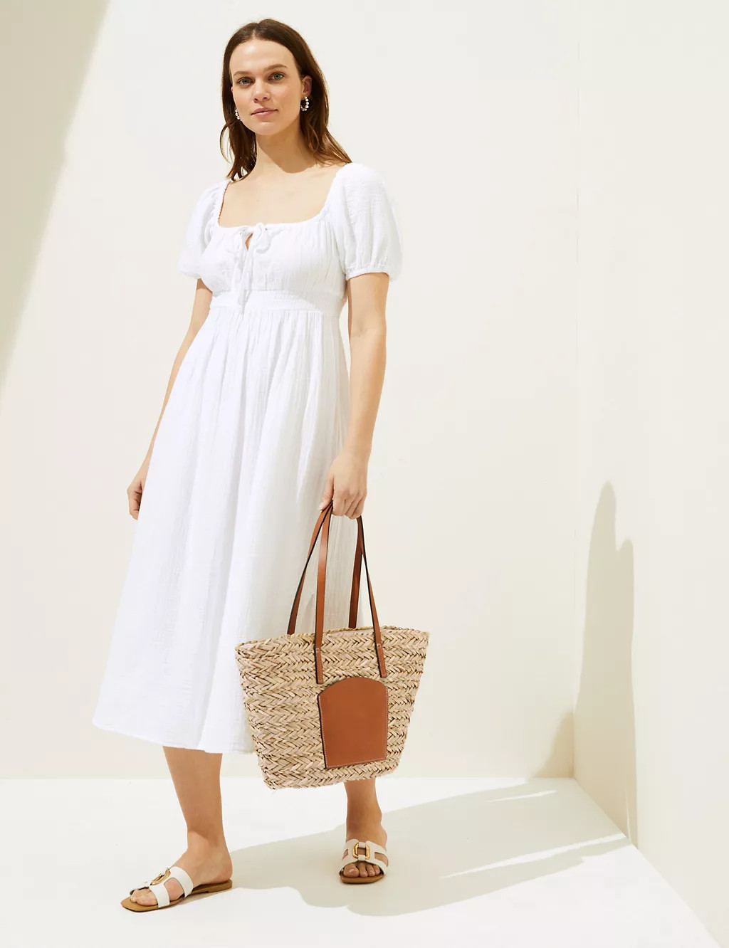 Straw Striped Tote Bag | Marks & Spencer (UK)