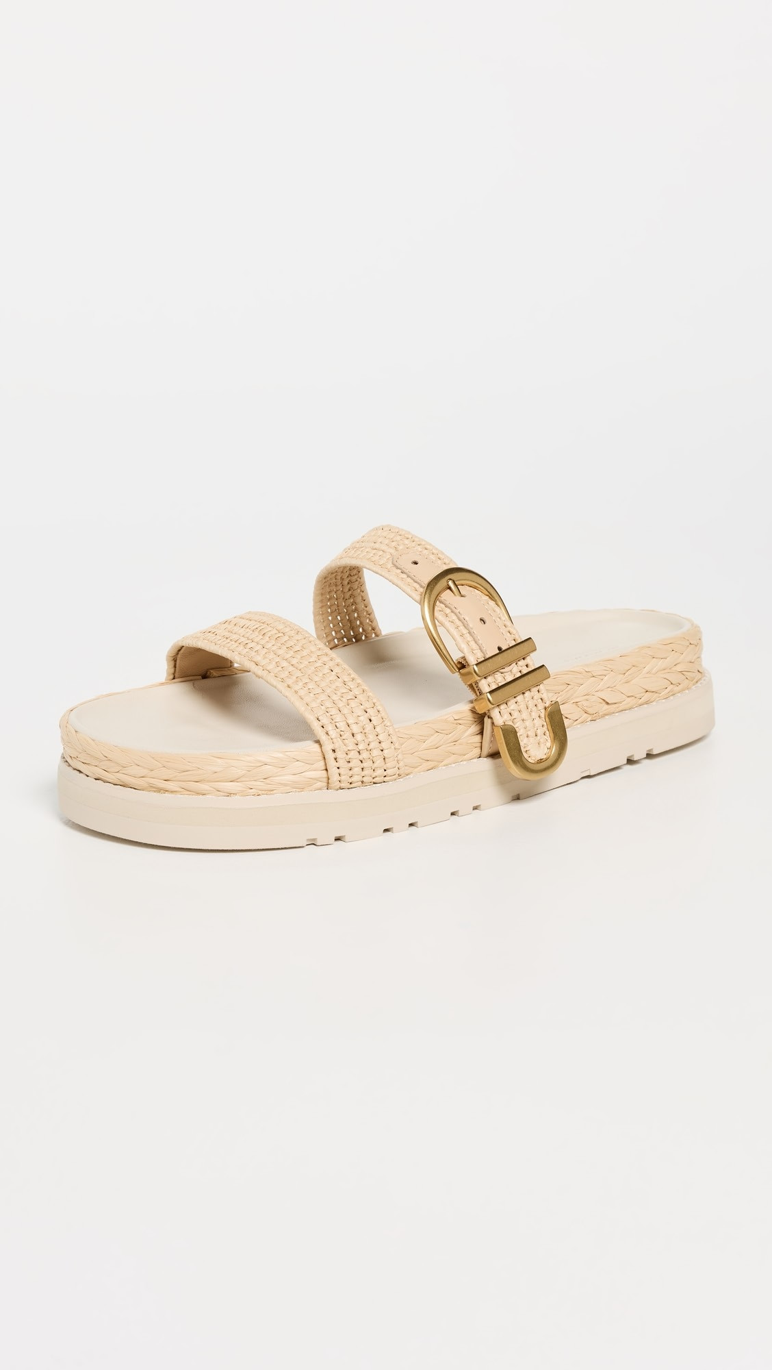 SIMKHAI Aida Raffia Buckle Sandals | Shopbop | Shopbop