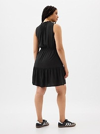 Sleeveless Splitneck Mini Dress | Gap Factory