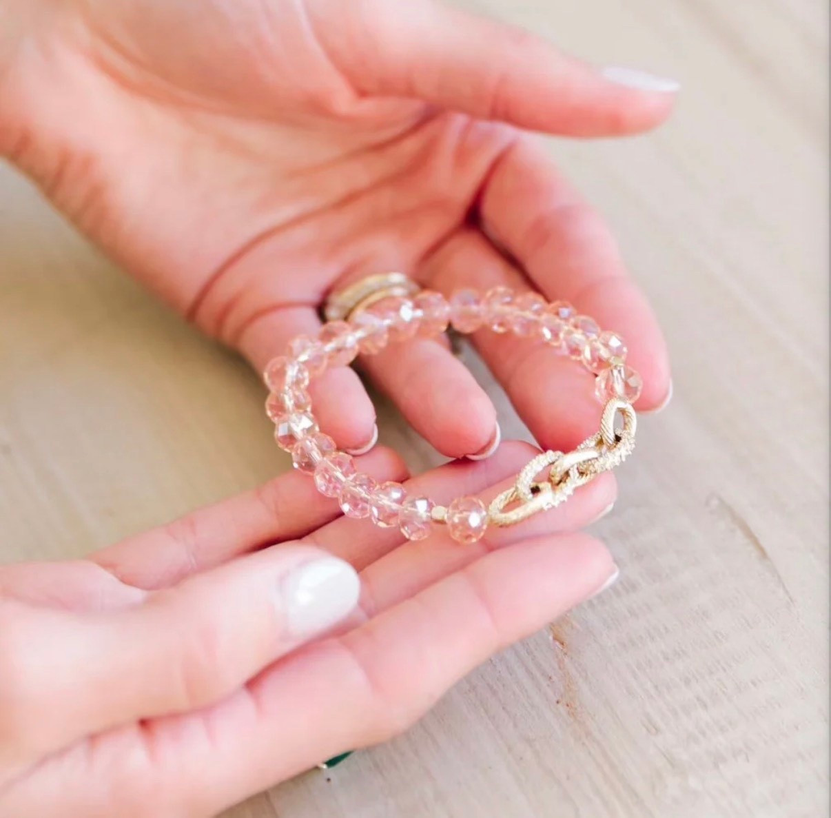 This bracelet was designed to support two of my friends going through breast cancer treatment. A portion of the proceeds is donated to BCRF - this is a such a special piece to me! 

Loverly Grey, jewlery find, breast cancer awareness 

#LTKStyleTip #LTKFindsUnder100
