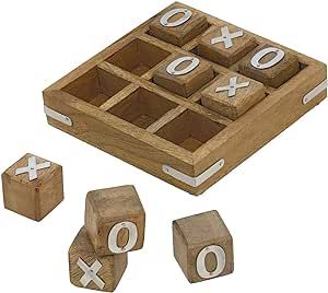 Handmade Wooden Tic Tac Toe Game for Kids 7 and Up - Great Gifts for Kids for All Occasions | Amazon (US)