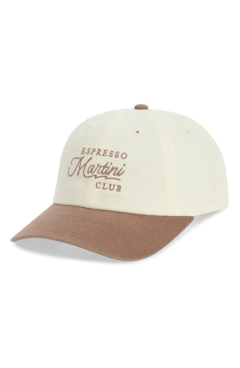 Espresso Martini Club Embroidered Snapback Hat | Nordstrom