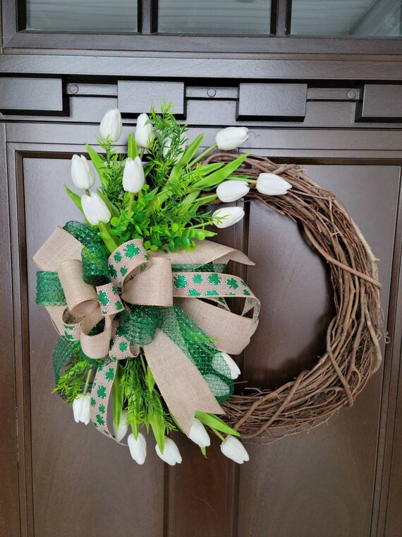 St Patricks Day Wreath St Patricks Wreath for Front Door | Etsy | Etsy (US)