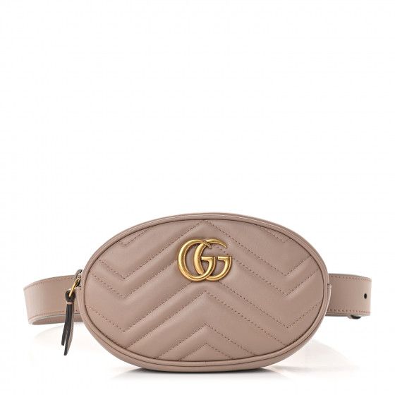 GUCCI

Calfskin Matelasse GG Marmont Belt Bag 85 34 Porcelain Rose | Fashionphile