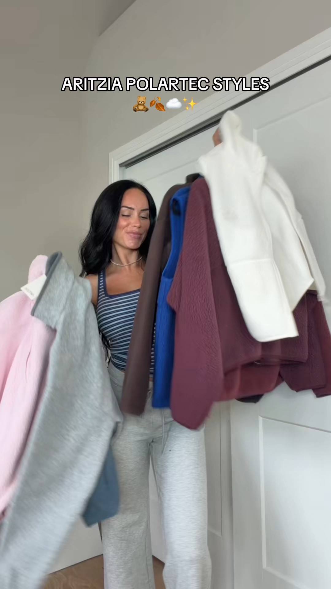 These are the perfect lightweight layers for fall that I always reach for. 🤎 Hopefully this helps you pick the style that's best for you! My personal favorites are the first two I showed. If you like a more oversized fit, I would definitely size up at least one size.

I’ll have all the details over on my LTK.🫶🏻
My sizing: 5'7", 145 lbs, 32DD.

@Aritzia AritziaFall #AritziaStyle #PolartecFleece #FallLayering #FallWardrobe Aritzia, Aritzia fall, Aritzia Polartec, Polartec fleece, Aritzia fleece, fall layers, lightweight fall jacket, fall outfit ideas, fall essentials, cozy fall outfits, oversized fleece, neutral fall outfits, casual fall style, everyday fall outfits, layering pieces, fall fashion, autumn wardrobe, Aritzia styling, transitional outfits, capsule wardrobe, cozy essentials, weekend outfits, coffee run outfit, back to school style, fall outfit inspiration.