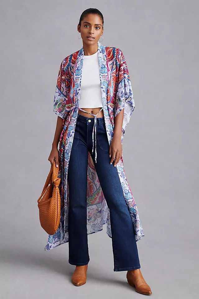 Conditions Apply Printed Duster Kimono | Anthropologie (US)