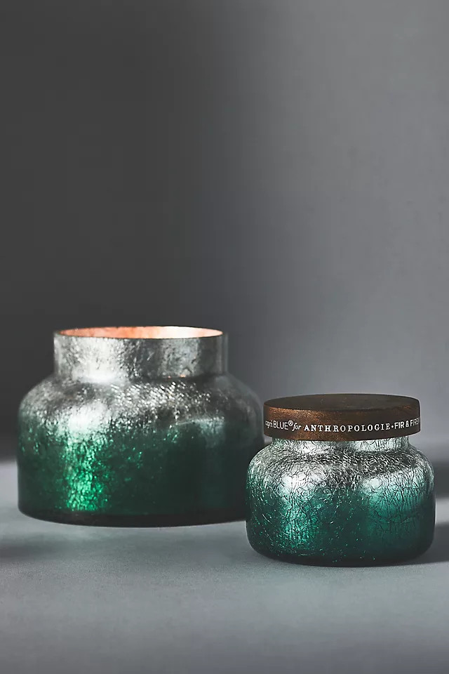 Capri Blue Fir & Firewood Jar Candle | Anthropologie (US)