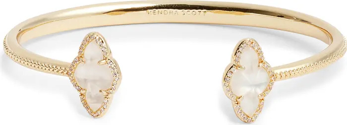 Kendra Scott Abbie Pave Frame Cuff Bracelet | Nordstrom | Nordstrom
