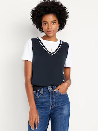 V-Neck Layering Vest | Old Navy (US)