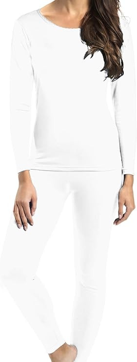 Rocky Thermal Underwear for Women Fleece Lined Thermals Women's Base Layer Long John Set | Amazon (US)