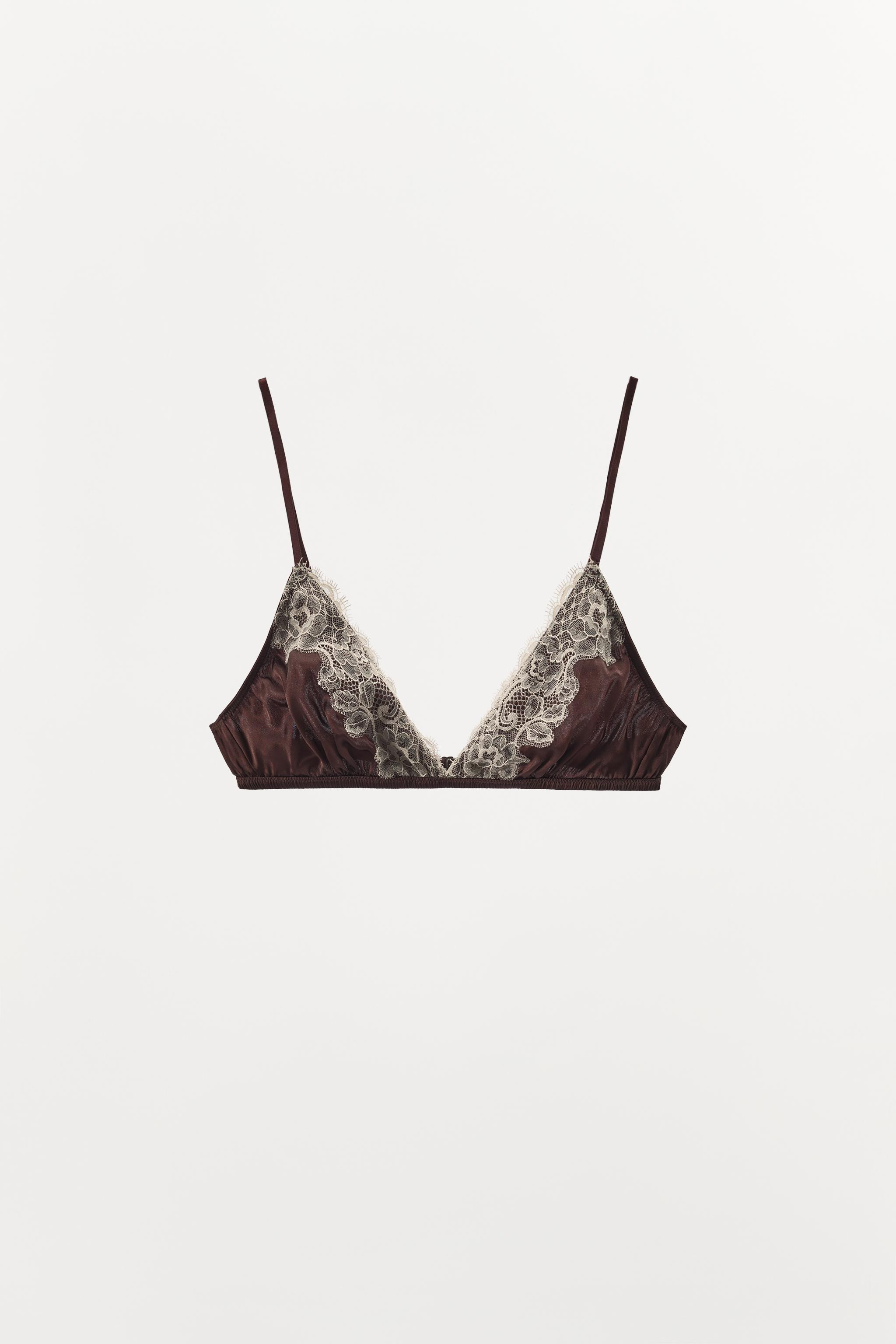 SILK LACE BRALETTE | Zara US