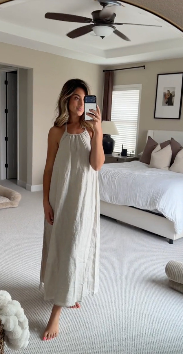 This dress is stunning! Wearing a size medium, but I should have sized down one!

maxi dress aritzia summer style fall transitional neutral chic trending best sellers viral 

 #LTKdayinmylife #LTKgrwm #LTKootd